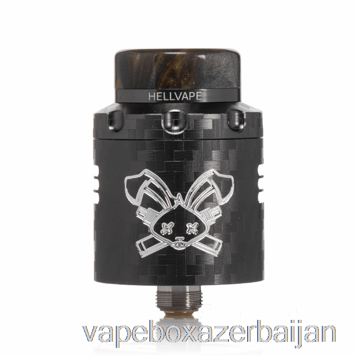 Vape Azerbaijan Hellvape DEAD RABBIT V3 24mm RDA Gunmetal Carbon Fiber